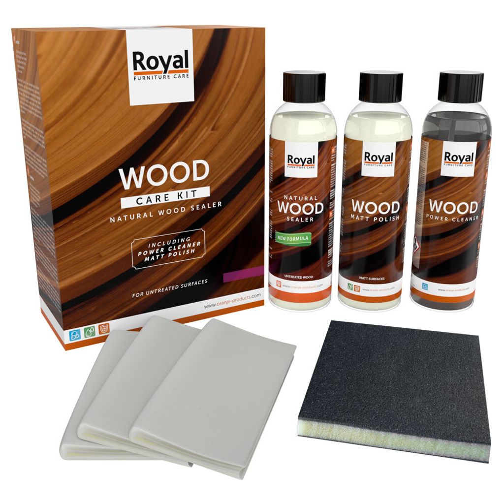 Holzpflegeset Naturholzversiegelung 2x 250 ml Produktbild 