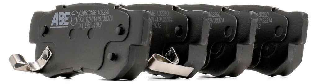 ABE Bremsbeläge Satz Hinten für HYUNDAI ix35 (LM, EL, ELH) C20510ABE