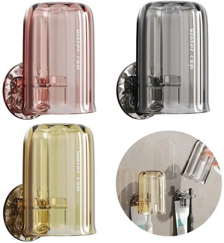Porte-brosse à dents de salle de bain pour brosse manuelle