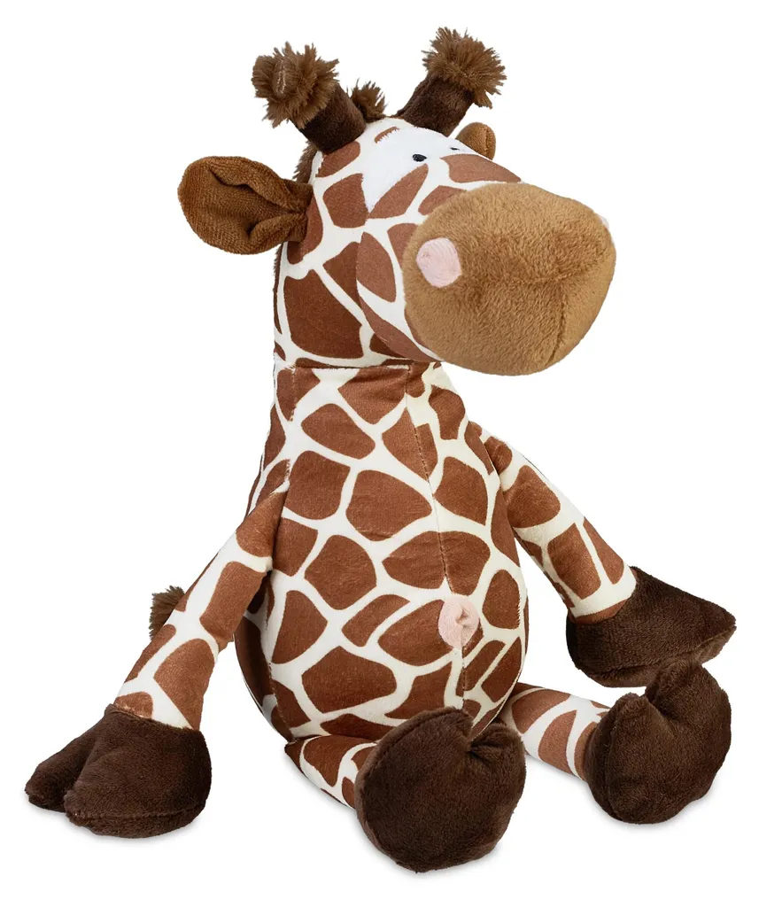 Butée de porte girafe marron 26 cm, cale-porte lourd anti-poussière