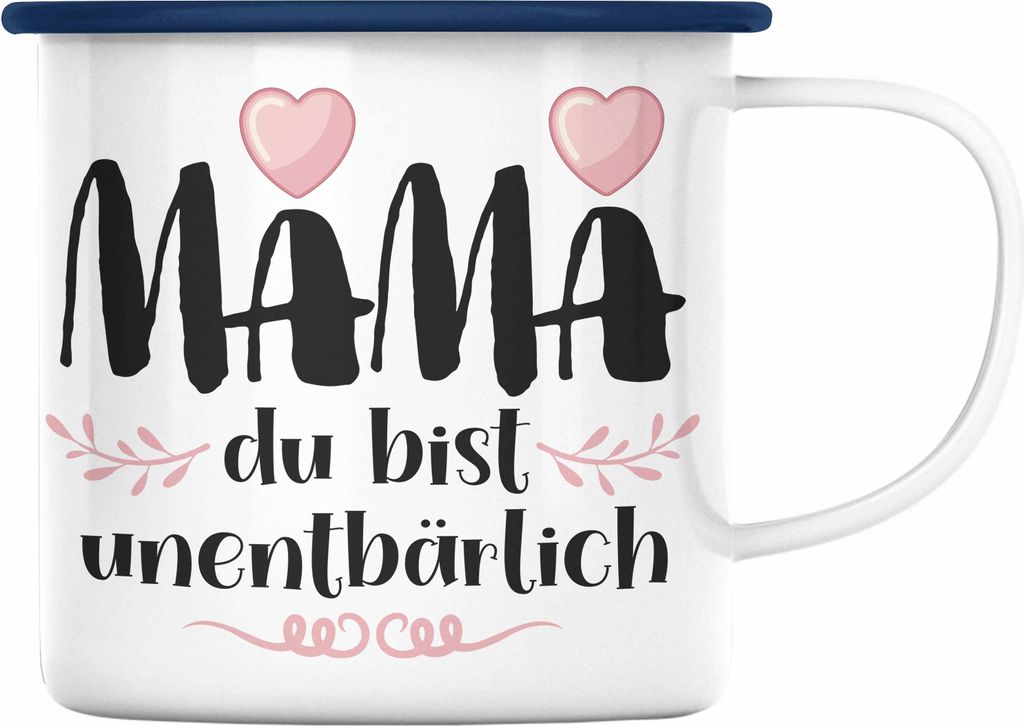 Trendation - Mutter Mama Emaille Tasse Geschenk von Tochter Produktbild 