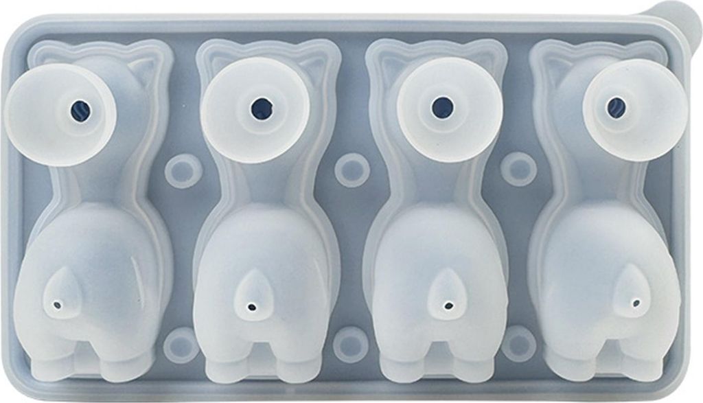 Alpaka-Eisform aus Silikon, BPA-frei, leicht zu lösen, Eis am Stiel, wiederverwendbar, Seifen-/Kerzenform, DIY-Eismaschine für Zuhause, Küche, O...