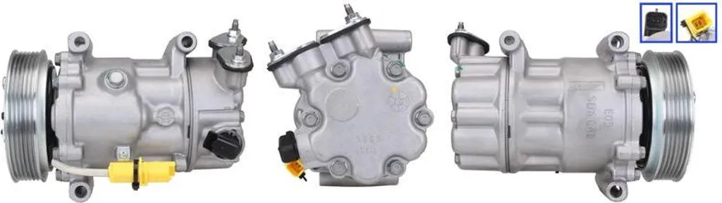 Compresseur de Climatisation pour Peugeot 5008 et 208 Réparation Froid
