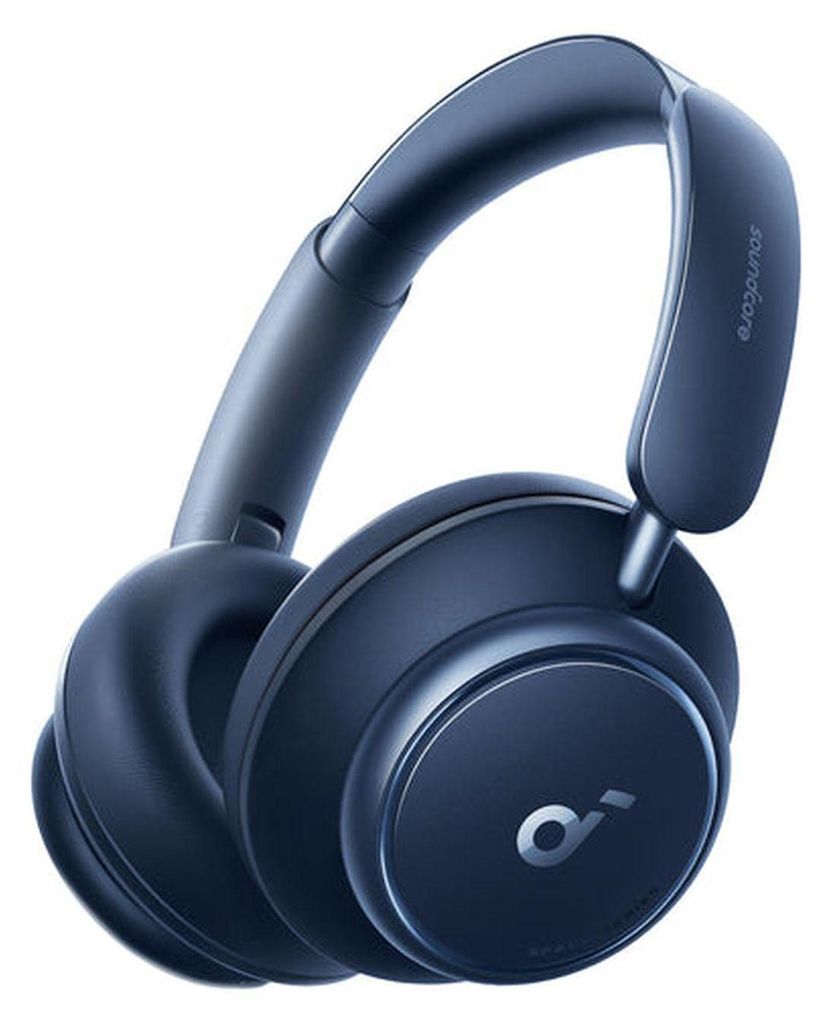 Soundcore Space Q45 - Kopfhörer mit Mikrofon - ohrumschließend - Bluetooth - kabellos, kabelgebunden - aktive Rauschunterdrückung - 3,5 mm Steck...