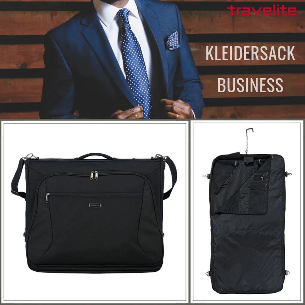 Borsa Business Travelite Mobile - Porta Abiti da Viaggio Black - 4