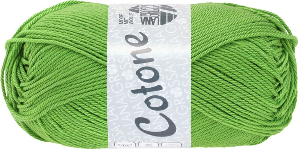 Lana Grossa Cotone 118 Maigrün 50g Produktbild 