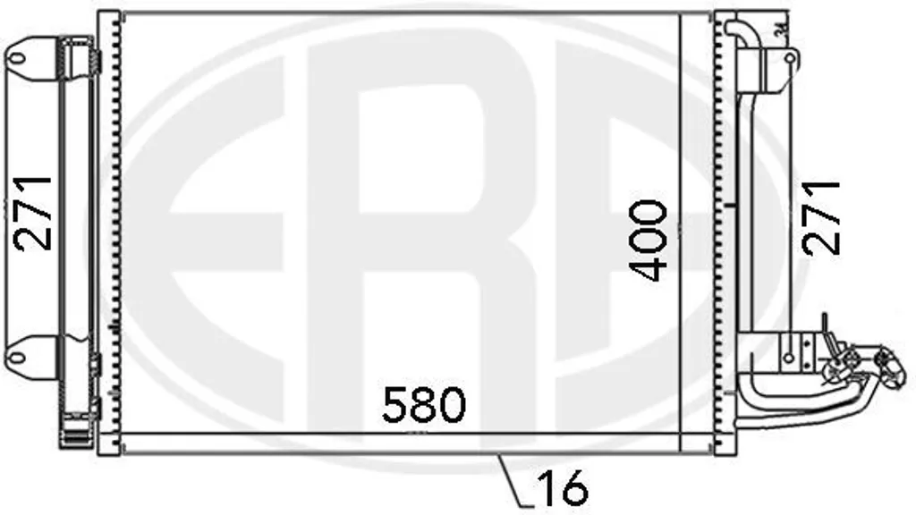 Réparer clim VW Audi : Condensateur 1K0820411AC avec filtre déshydrateur