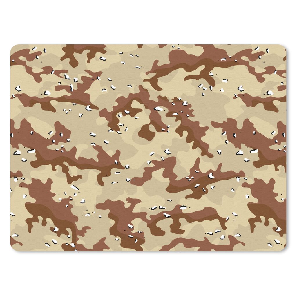 MuchoWow Mauspad Mousepad Camouflage - Wüste - Muster 40x30 cm - Mousepads - Maus Mat - Pad - Mausunterlage - Anti Rutsch