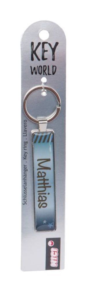 Schlüsselanhänger metall "Matthias"