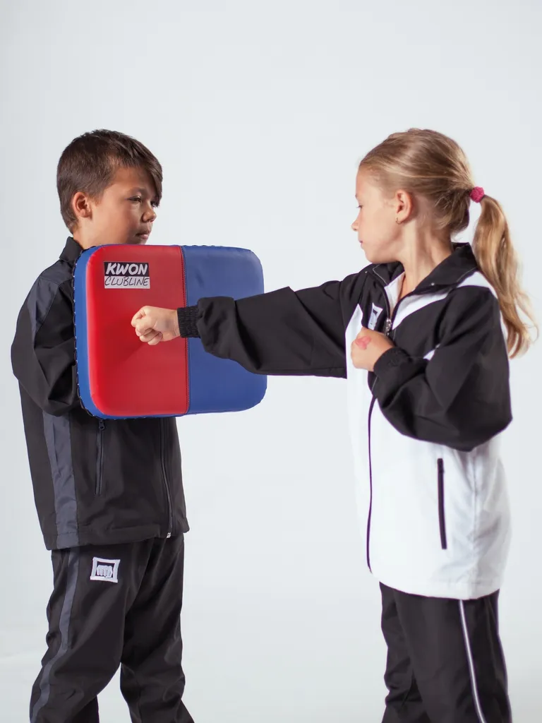 Coussin de frappe Target rectangle noir en cuir pour boxe intensive