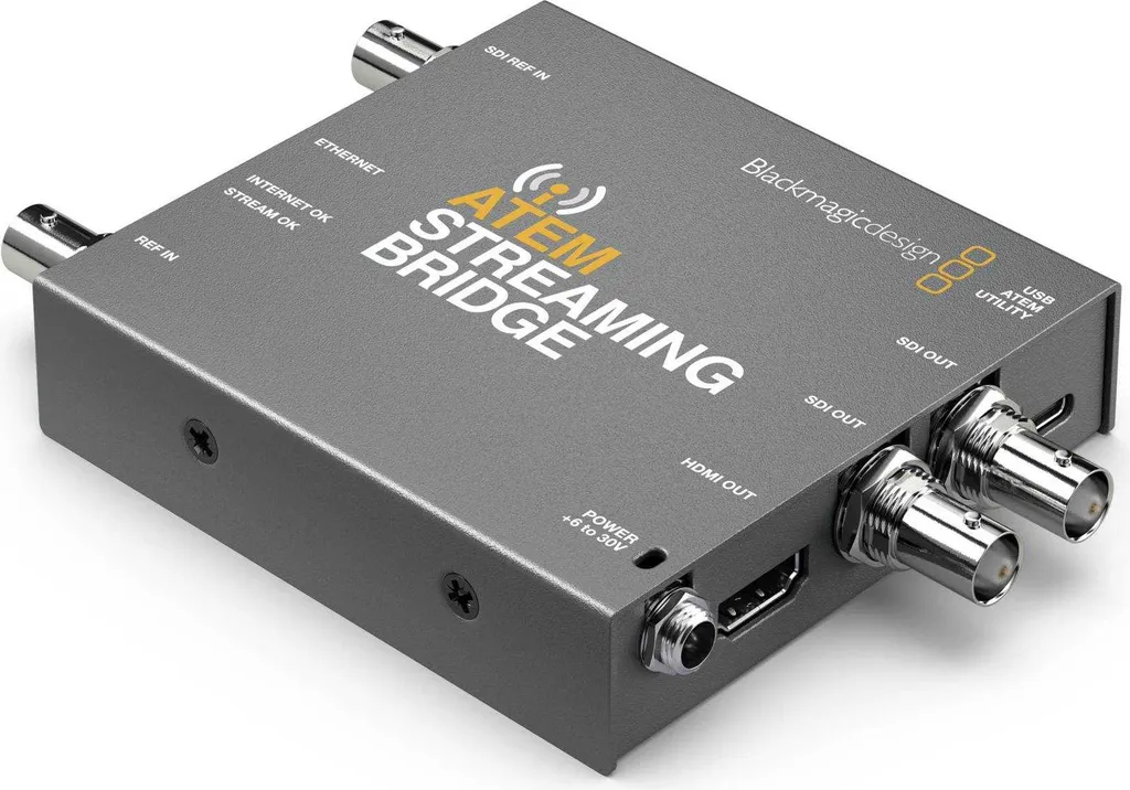 ATEM Streaming Bridge pour convertir un flux IP en signal SDI sans latence