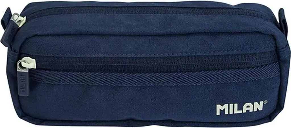 Astuccio Scuola Milan 1918 Doppio Blu | Resistente e Facile da Pulire