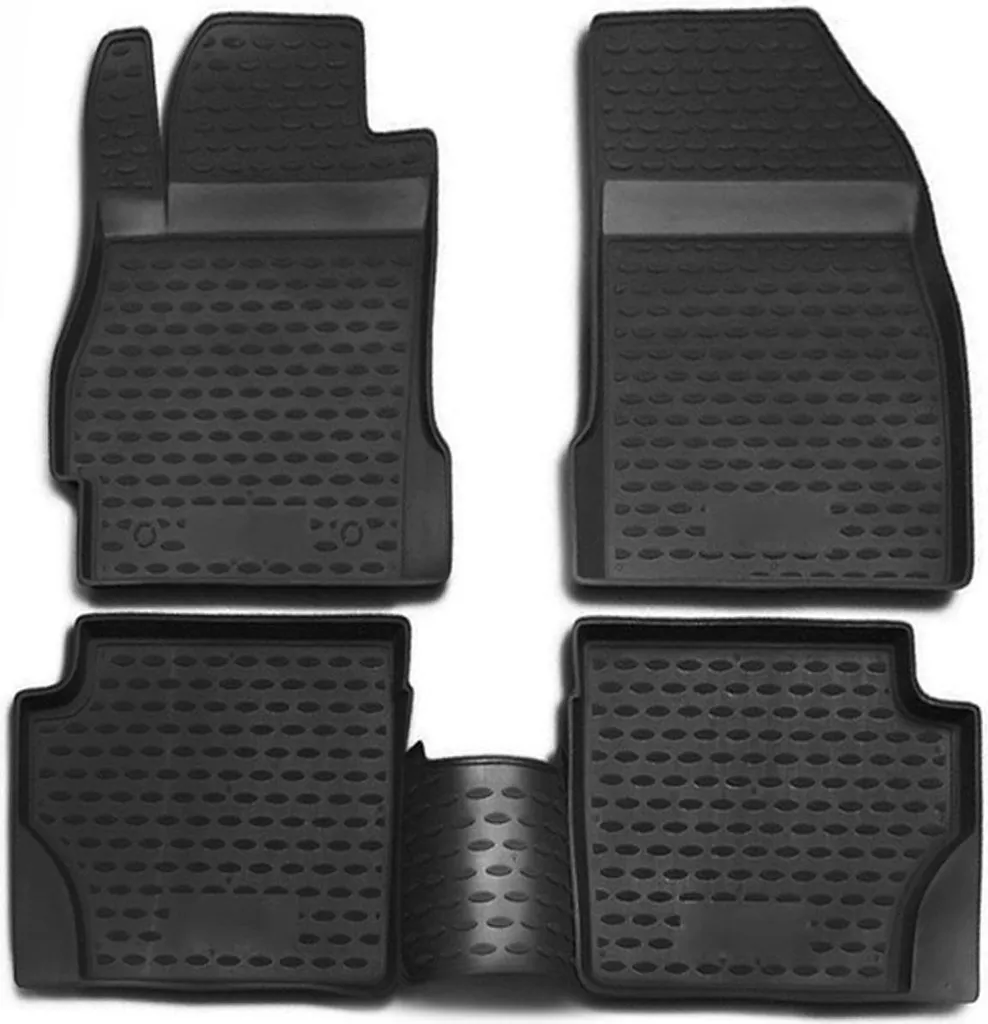 Tappetini in velluto nero per: Mazda 2 II hatchback (2007-2015