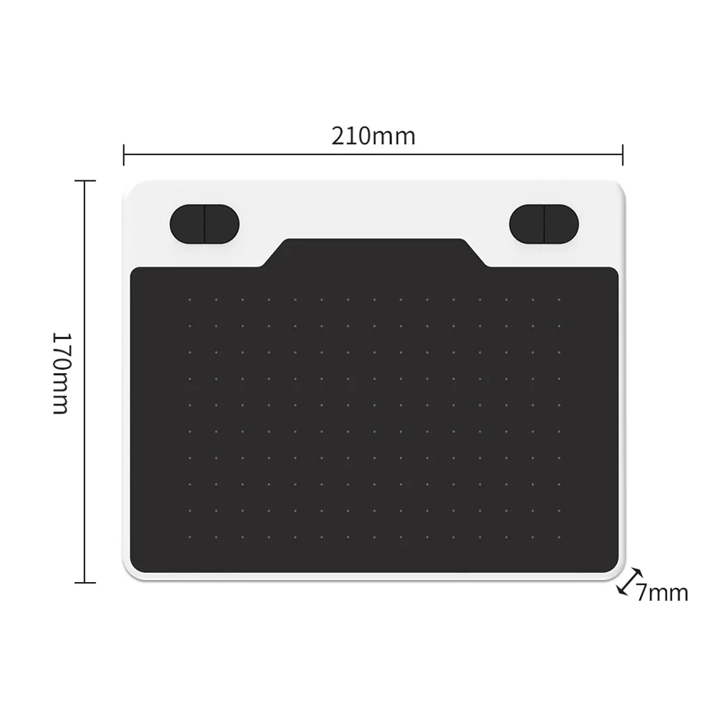 Tablette Graphique 8192 Niveaux de Pression T503 Blanche Magic Circle - 12