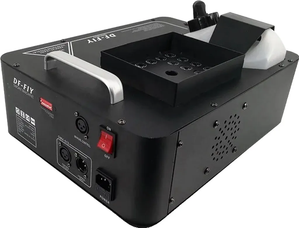 Machine à fumée LED 1500W pour soirée, jet de brume coloré et prise Europe