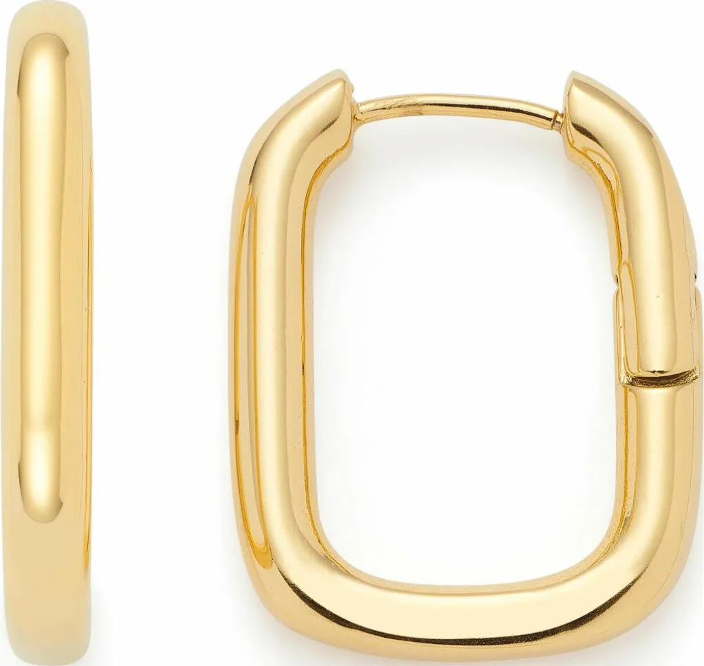 Leonardo Boucles d'oreilles pour femmes en verre cristal clair et argent