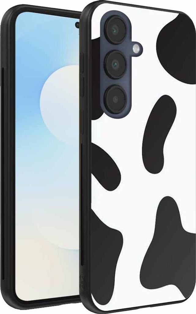 Geeignet für Samsung Galaxy S25 FE Telefon Fall mit Kuh Flicken drucken - TPU Backcover Fall mit Kuh Flicken Design - Smartphonics