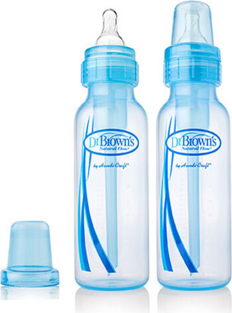 Dr. Brown's Options+ Anti-Kolik Standardhalsflasche 250 ml Blau 2St.