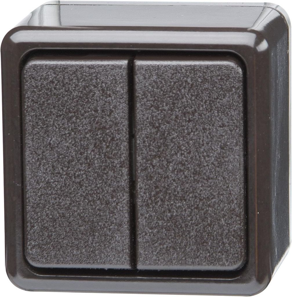 Kopp STANDARD braun Schalter Steckdosen Taster Produktbild 