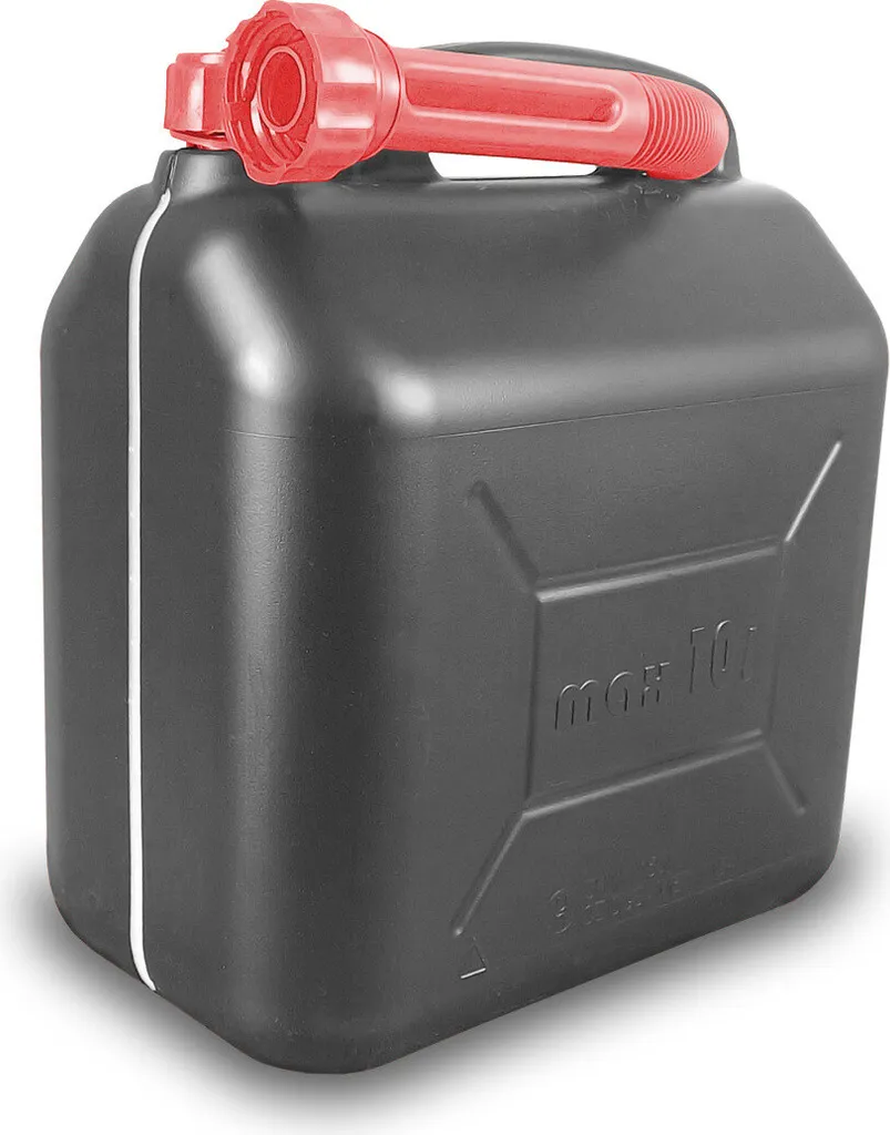 Tanica di plastica per carburante (AH nero, 10l)