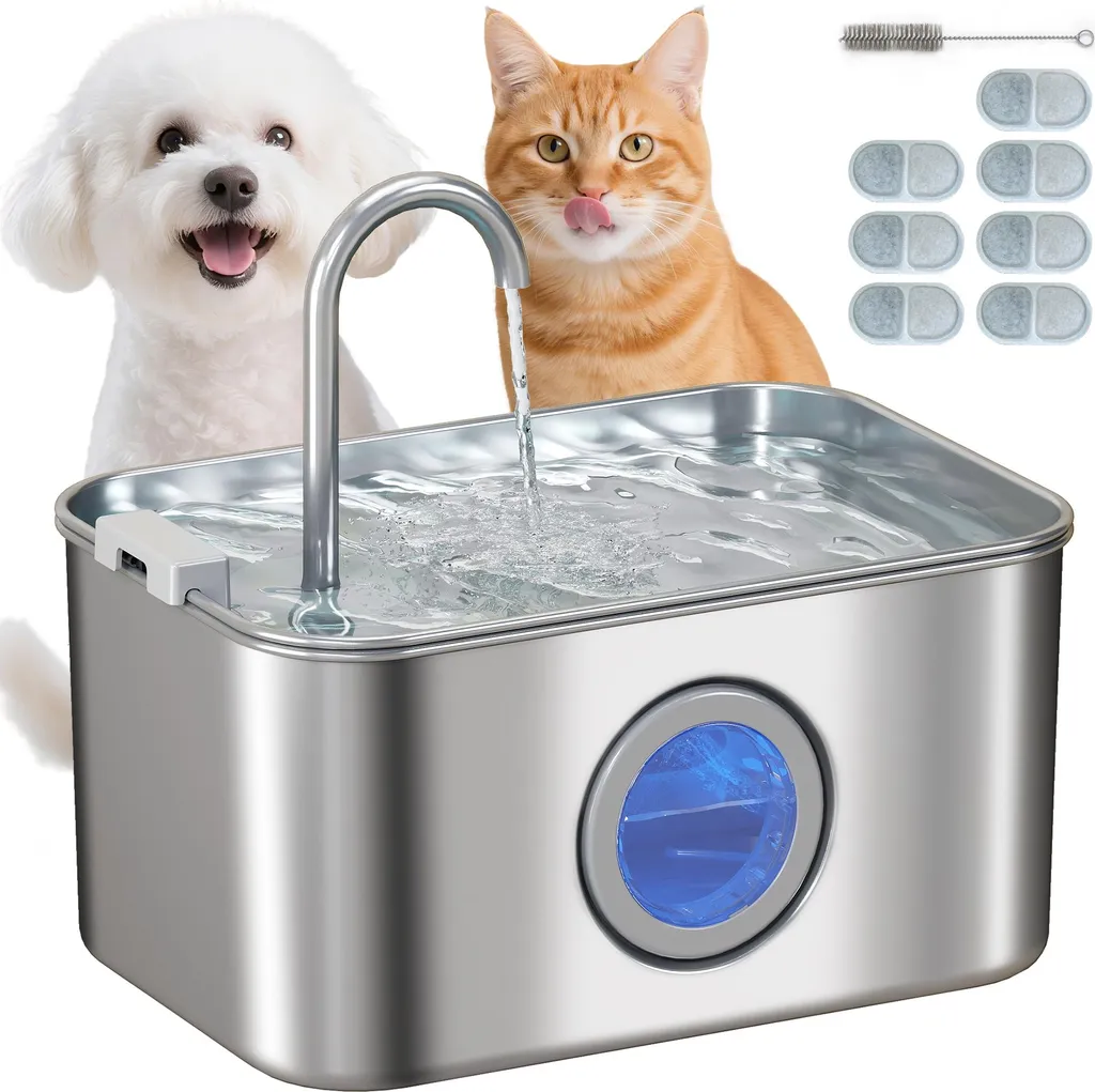 Fontaine pour Chats Facile à Nettoyer 3,2L pour une Hydratation Fraîche