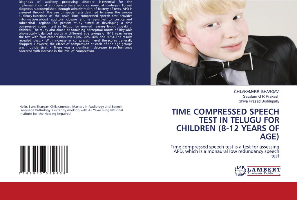 Time Compressed Speech Test In Telugu For Children (8-12 Years Of Age)
