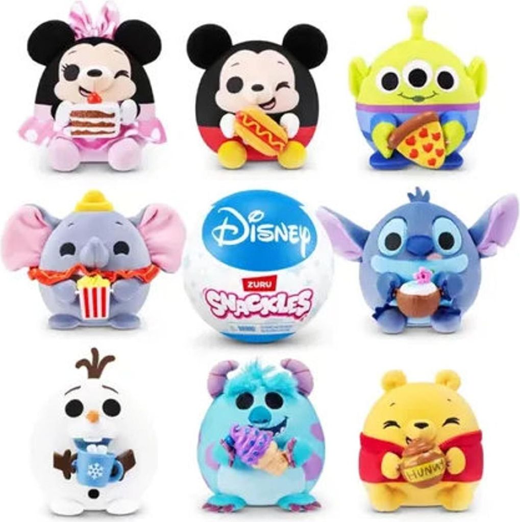 ZURU 77703 - Snackles Disney Kuscheltier Überraschung Serie 1 - 14 cm (5")