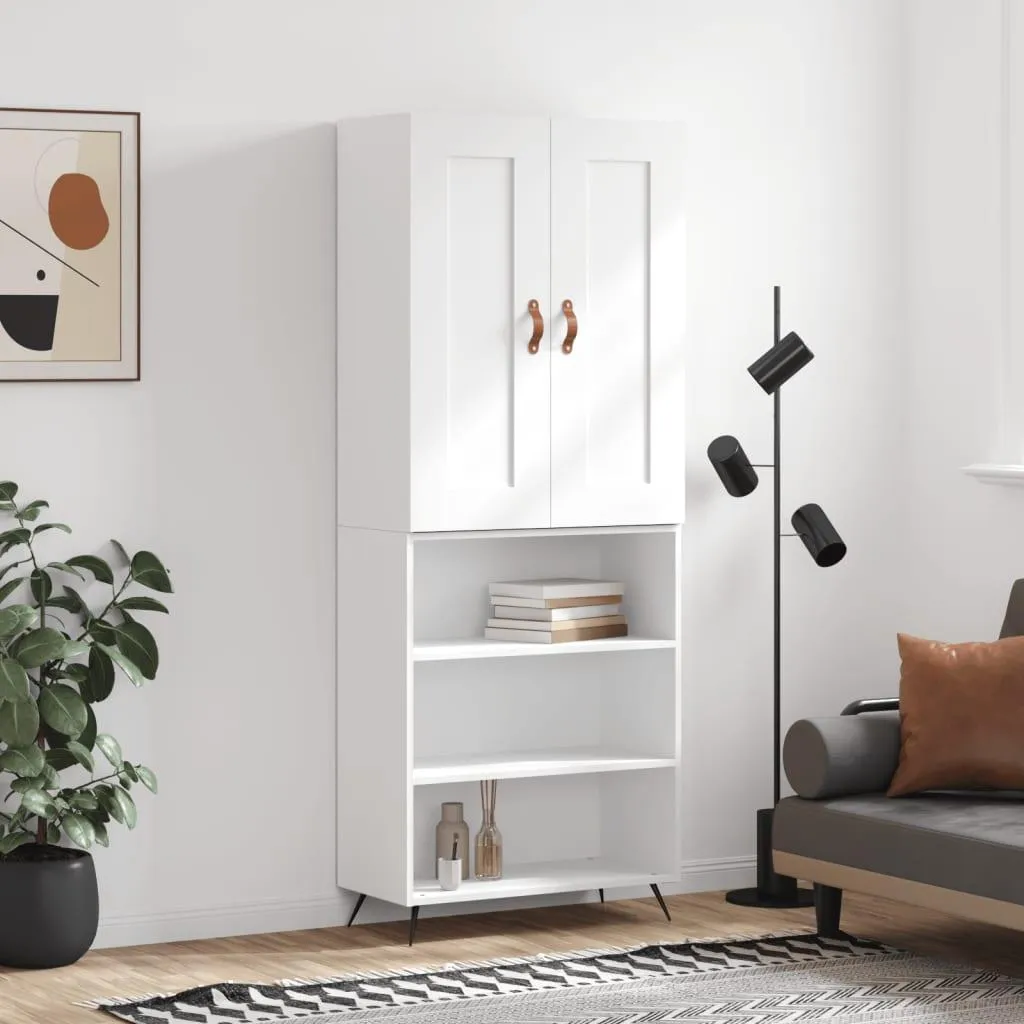 Mobile Credenza Bianca vidaXL 180cm: Stile Scandinavo e Ampio Storage
