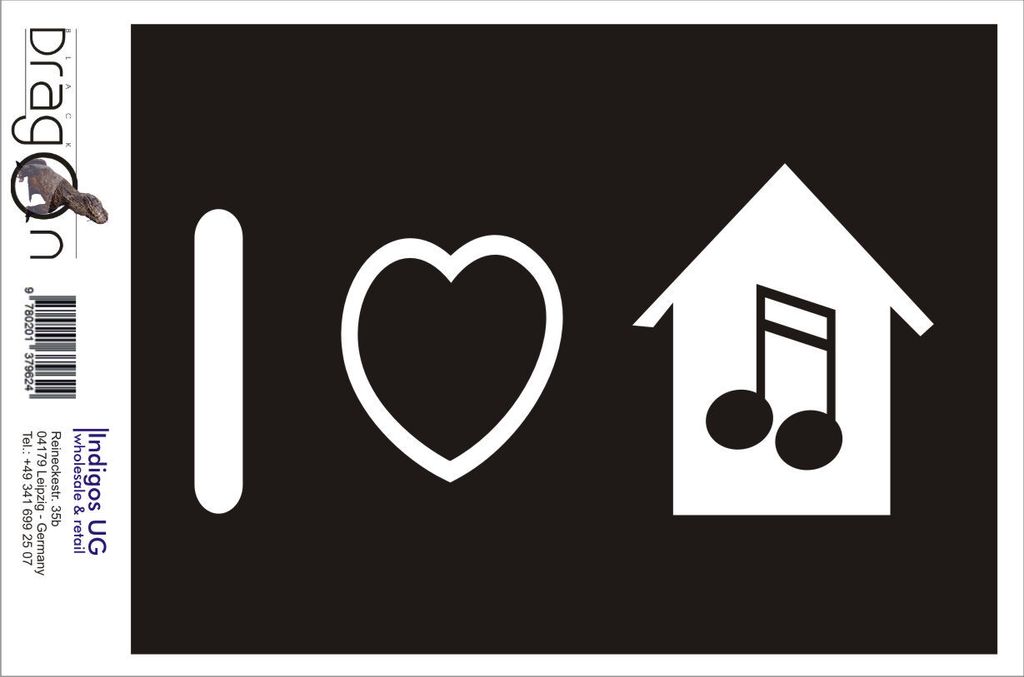 Aufkleber / Autoaufkleber - JDM / Die cut / Auto / OEM - I love my home music 210x100mm gelb - Heckscheibe / Heckscheibenaufkleber