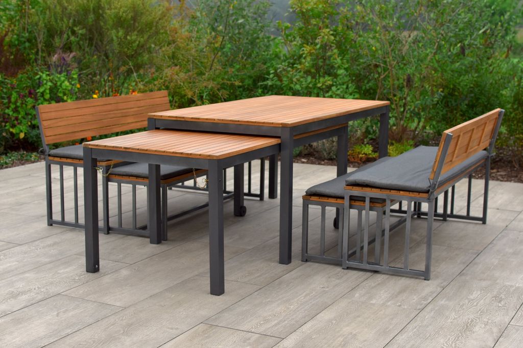 Merxx Gartenmöbelset "Milos" -  Aluminiumgestell und Produktbild 3