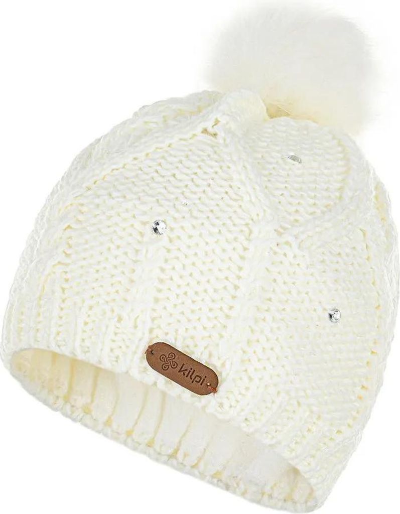 Modische Damenmütze Kilpi LADY-W, WEISS, Größe UNI