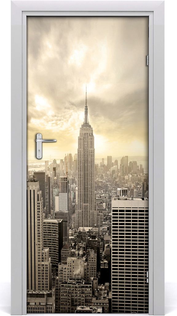 Tulup Türaufkleber 85x205 cm Dekorative Aufkleber Selbstklebend Wasserdichte Tapete Abnehmbar Schlafzimmer Wohnzimmer Wohnkultur - Manhattan New York