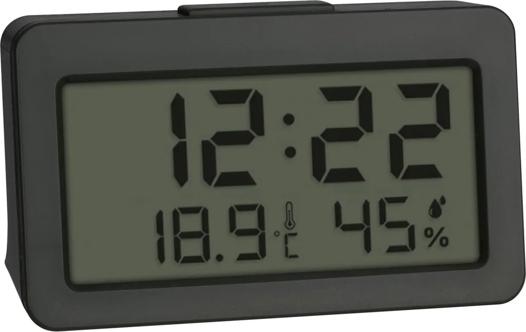 Mini réveil écran LCD rétroéclairé température humidité haute précision