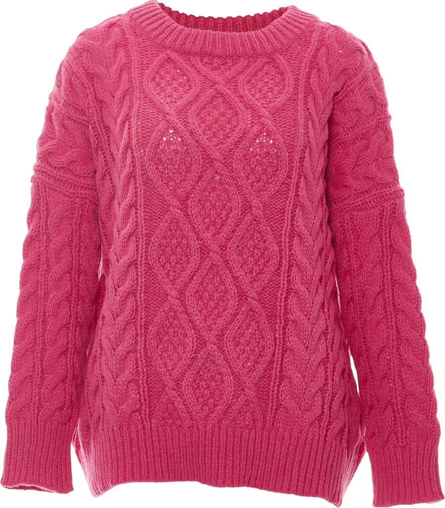Sookie damen pullover - fuchsia, XL/XXL