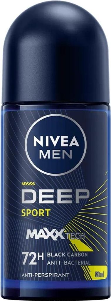 Nivea Men Deep Sport Antitranspirant Roll-On, 50 ml Produktbild 