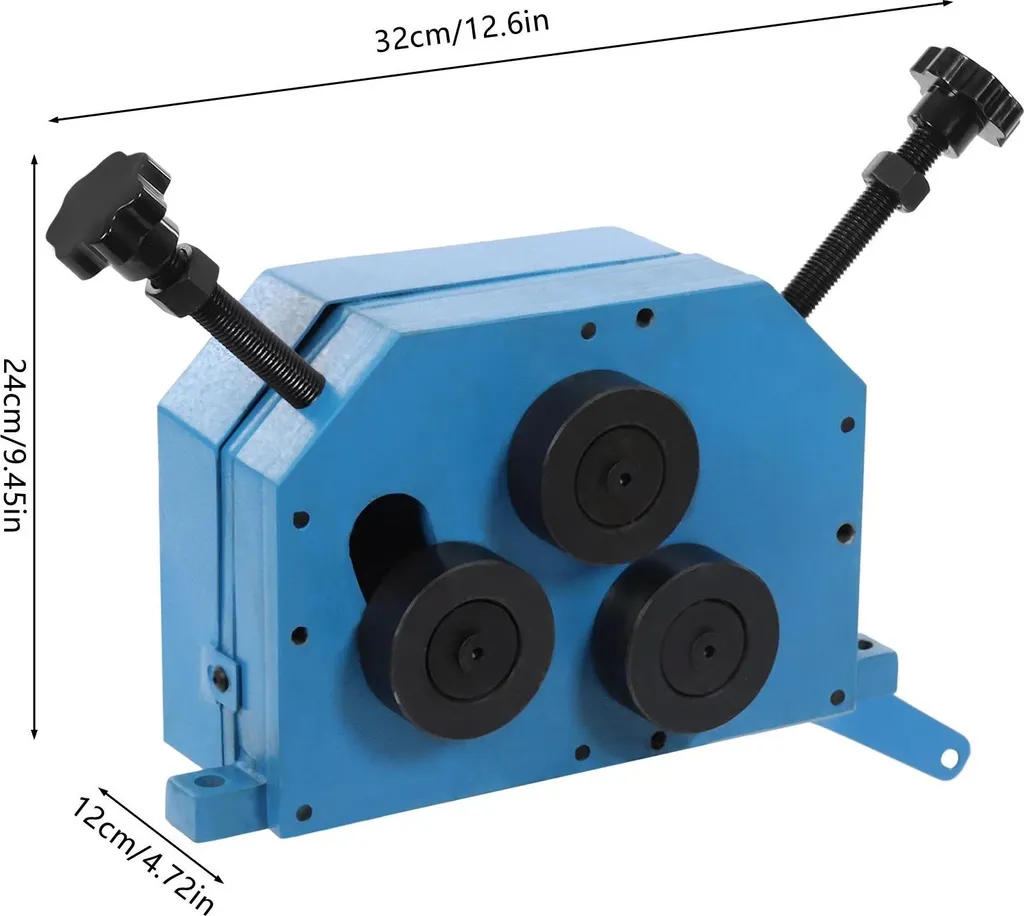 Machine à cintrer manuelle compacte à galets pour profilés avec LED bleue - 2