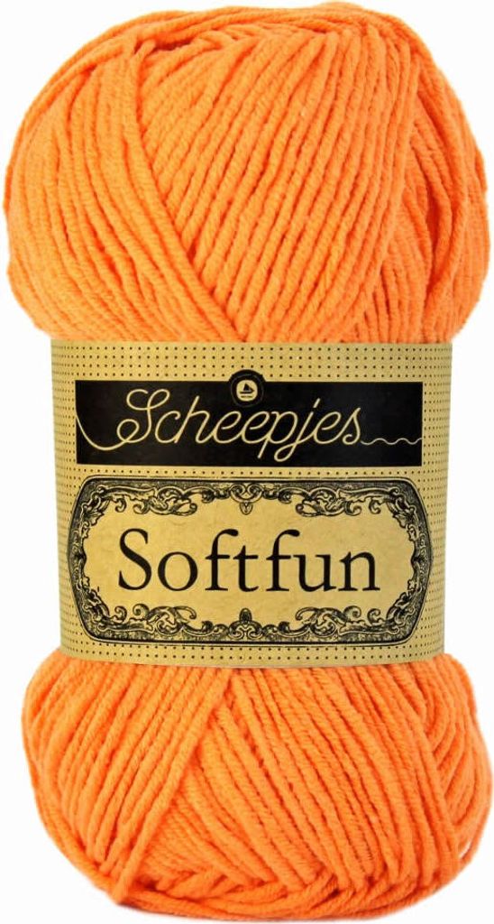 Scheepjes Softfun 50g 2427 Tangerine Produktbild 