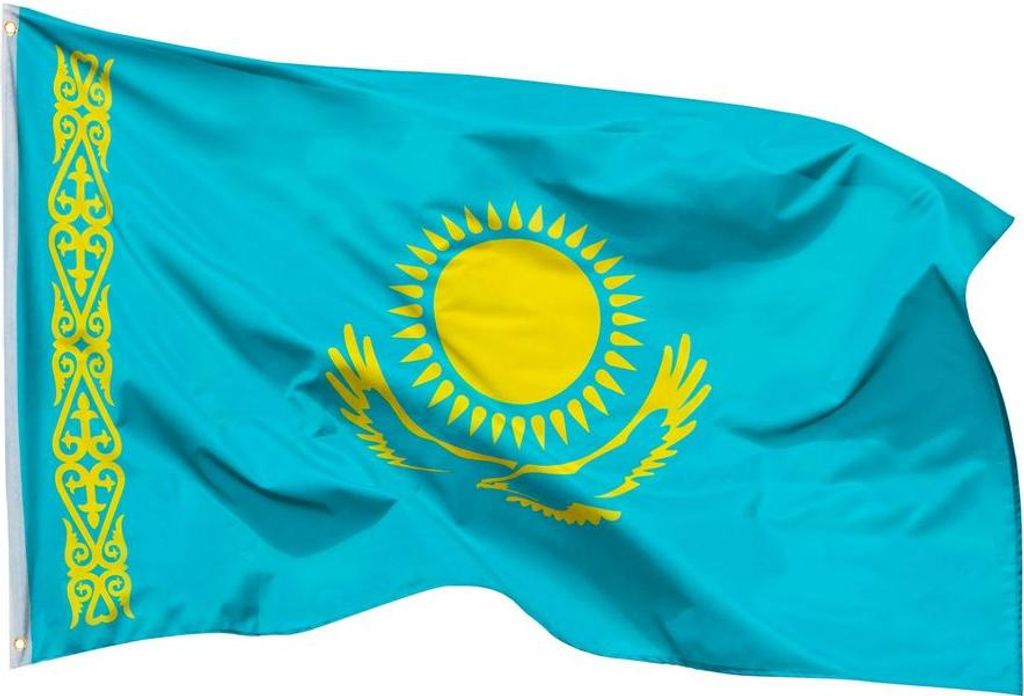 PHENO FLAGS Kasachstan Flagge - 90x150cm Produktbild 