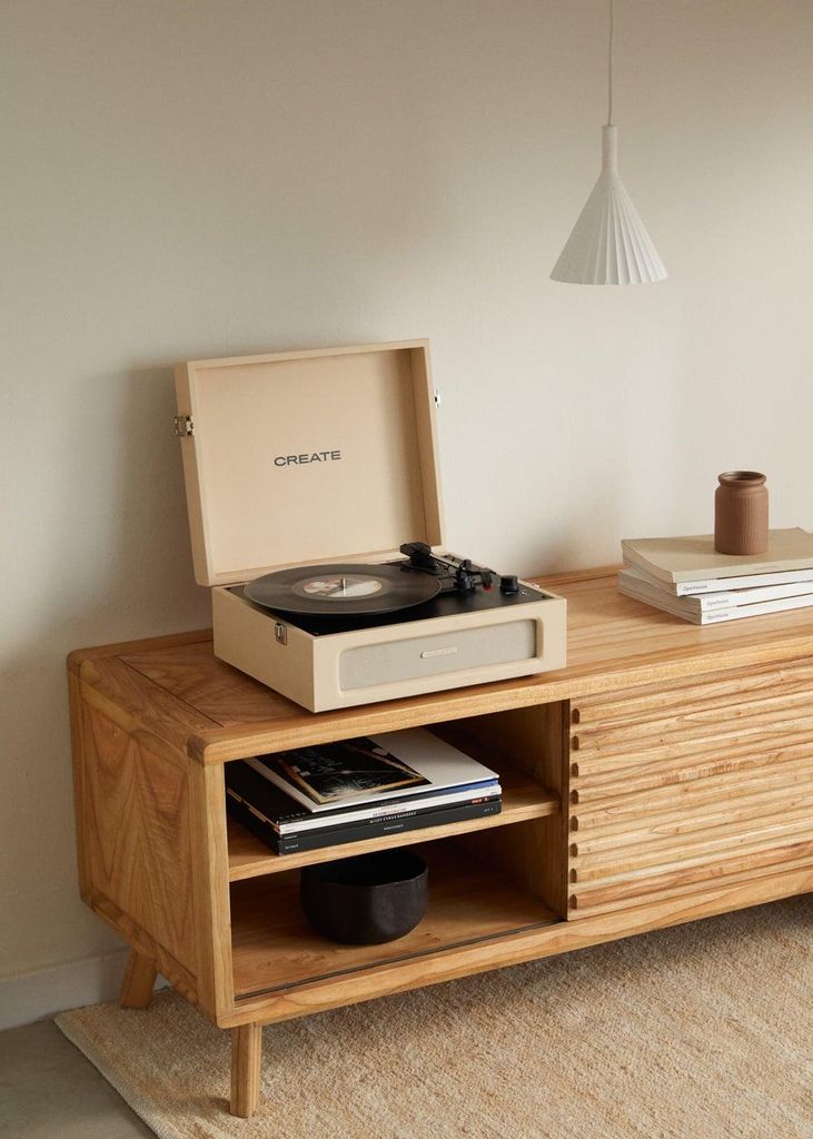 CREATE - RECORD PLAYER RETRO - Retro-Plattenspieler mit Produktbild 
