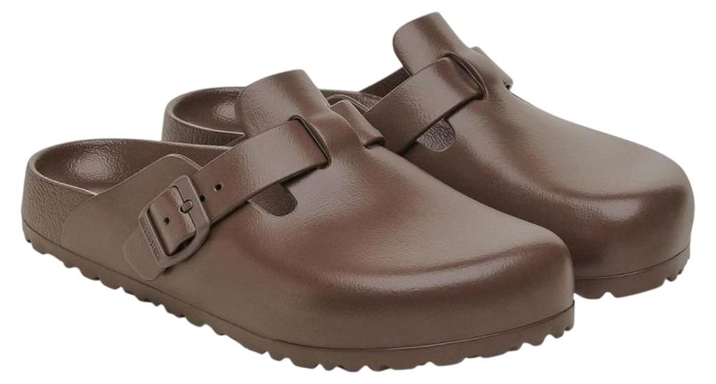 Birkenstock - "Boston" Badesandale für Herren/Damen Uni, EVA PP7485 (42 EU) (Braun)