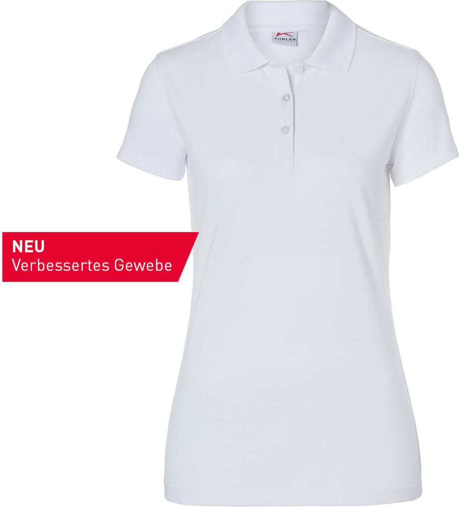 Kübler Shirts Polo Damen weiß Gr. L Produktbild 