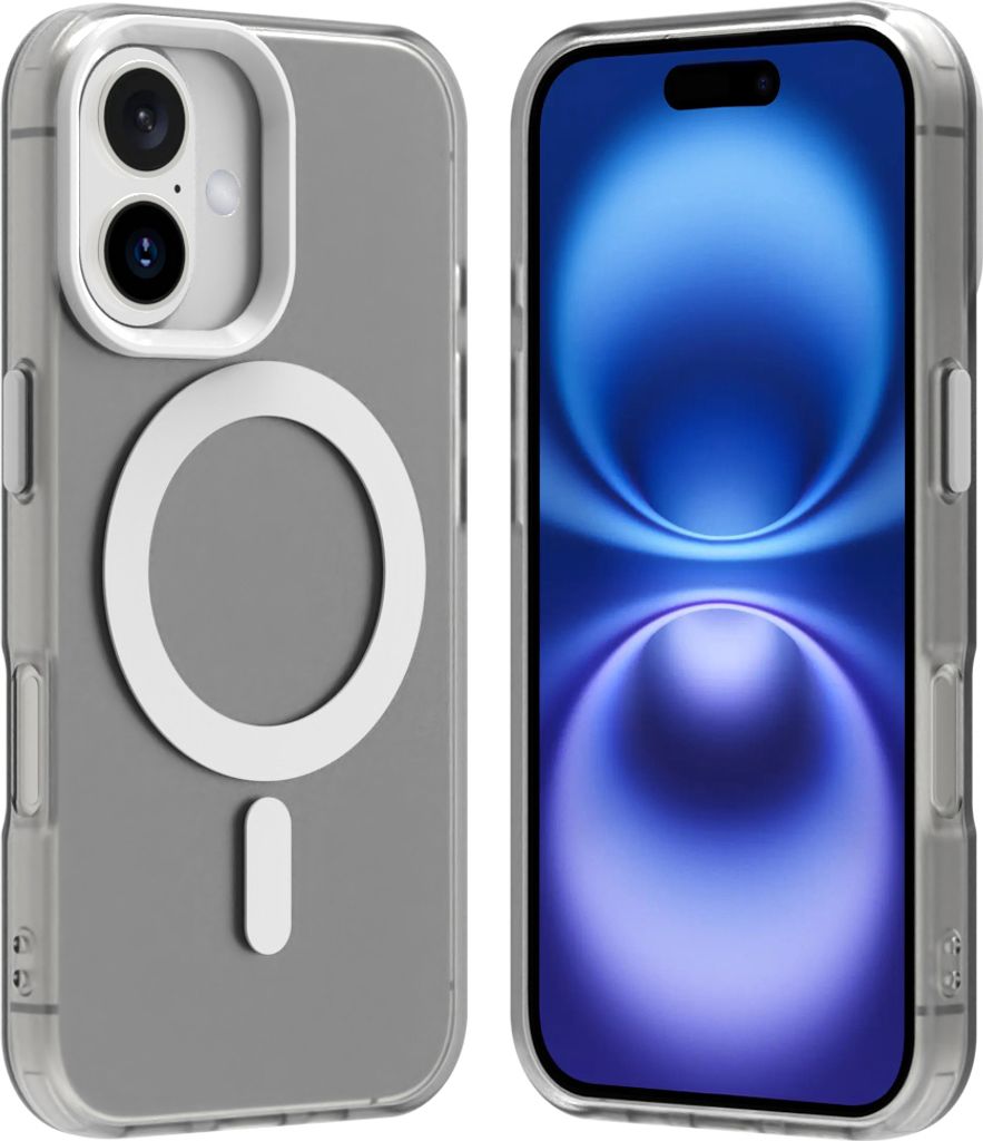 Handyhülle für iPhone 11, Hülle Kompatibel mit MagSafe, Schlank Durchscheinend Matt Stoßfest Schutzhülle Weiß