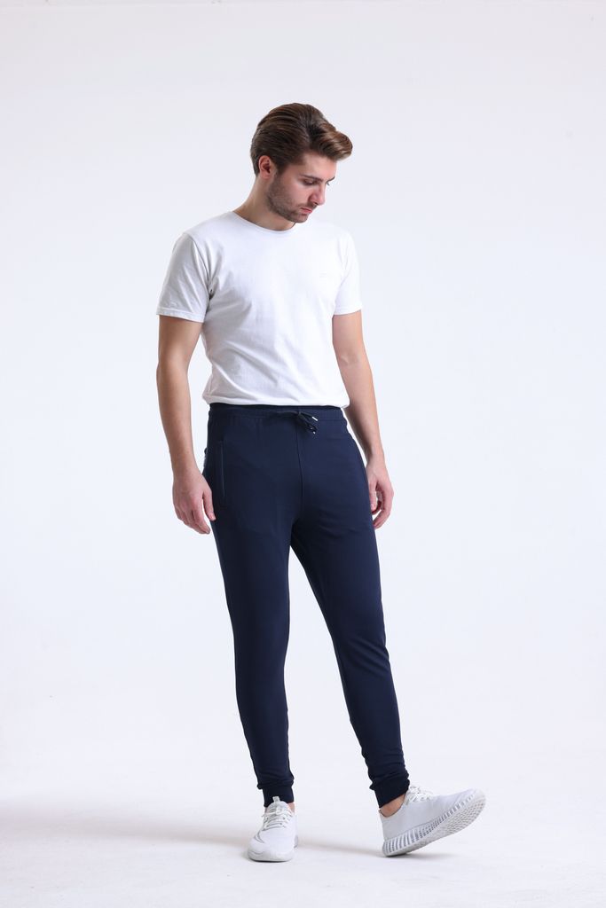 Herren Sweatpants Normalgröße | Kollektion-8600 | Marineblau | XL