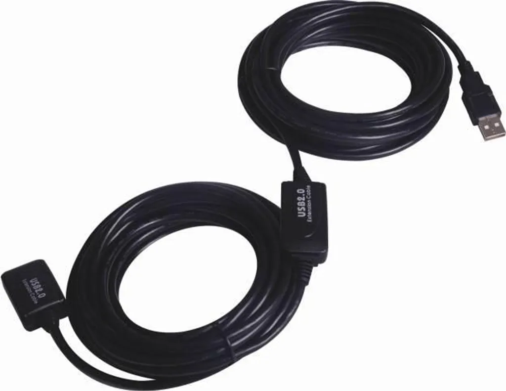 Câble USB 15m pour Webcam et Imprimante Déportée avec Répéteur Signal Actif