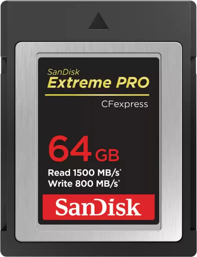 Carte SanDisk Extreme Pro CFexpress Type B 64 Go pour vidéo 4K - 3