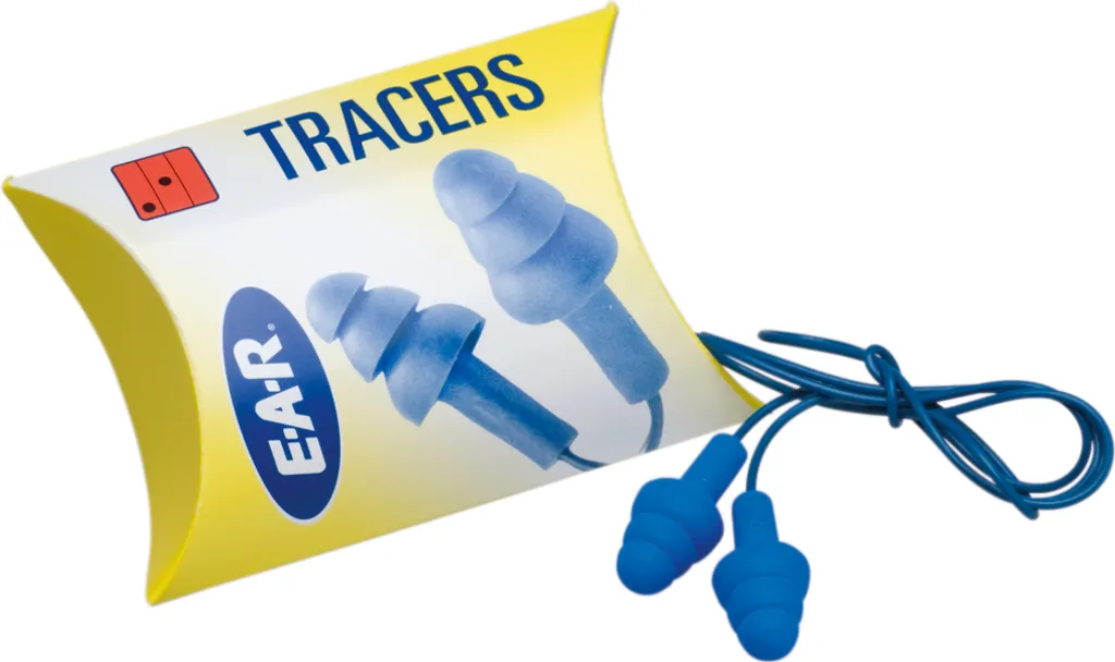 3M Ear Tracers TR01000 Bouchons d'oreilles avec cordon boîte 50 paires