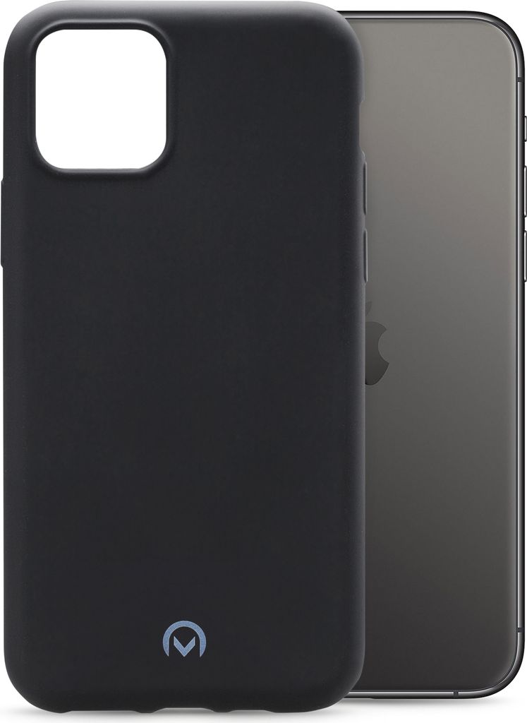 Mobilize Rubber Gelly iPhone 11 Pro Hülle Flexibles TPU Backcover - Matt Black