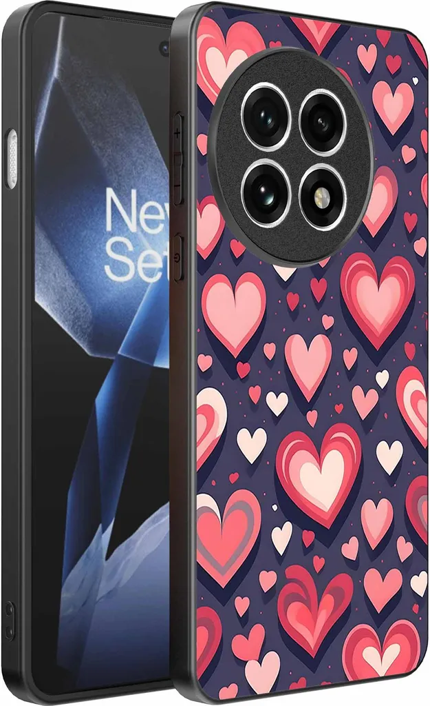 OnePlus 13R Cover Heart Design - Protezione TPU Elegante Smartphonica