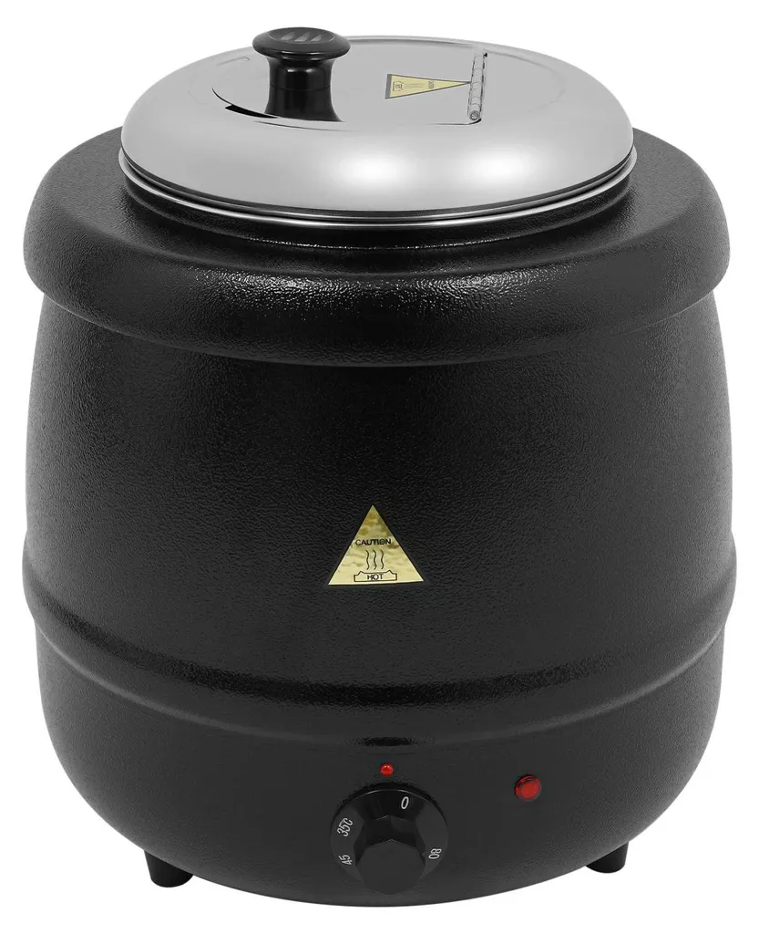 Marmite électrique à soupe WS-L10 de 10L et 400W avec couvercle inox