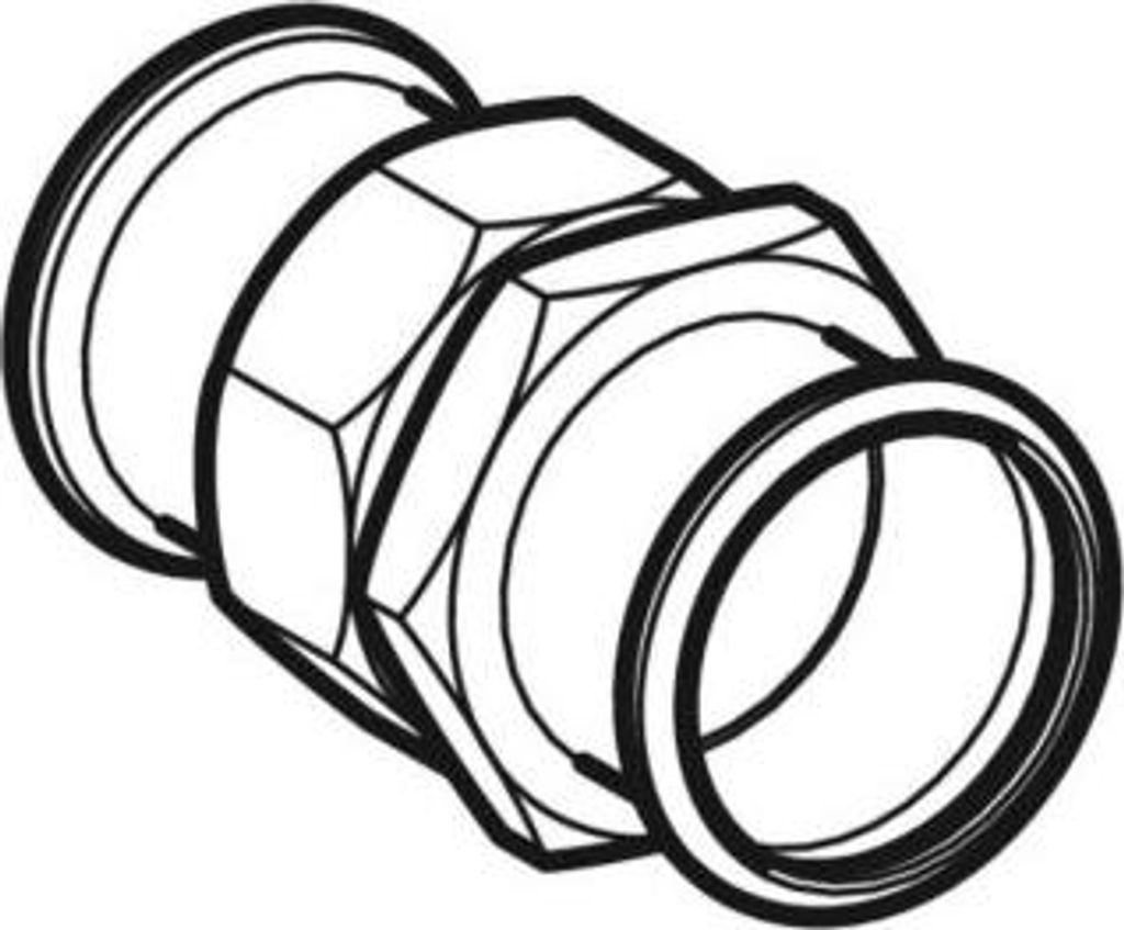 Geberit 85326 Mapress Edelstahl Verschraubung